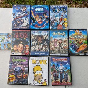 Bundle of eleven (11) Children's DVD's